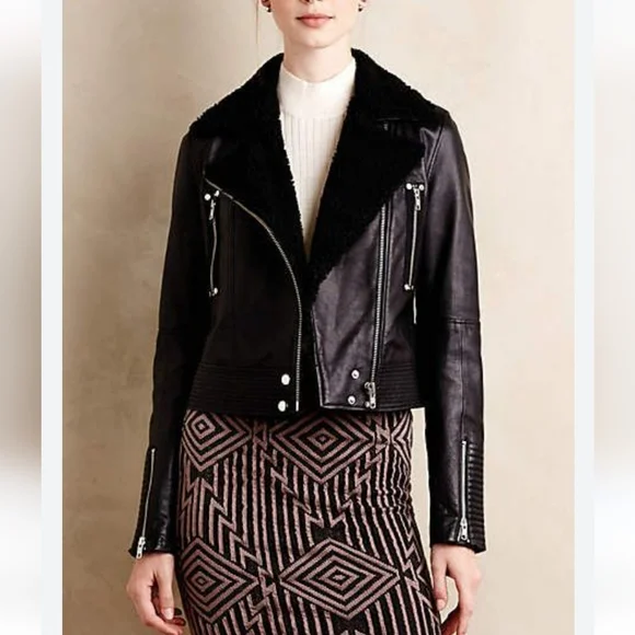 NWT PAIGE | Rooney Leather Jacket - Picture 2 of 13